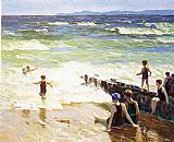 Bathers by the Shore by Edward Henry Potthast